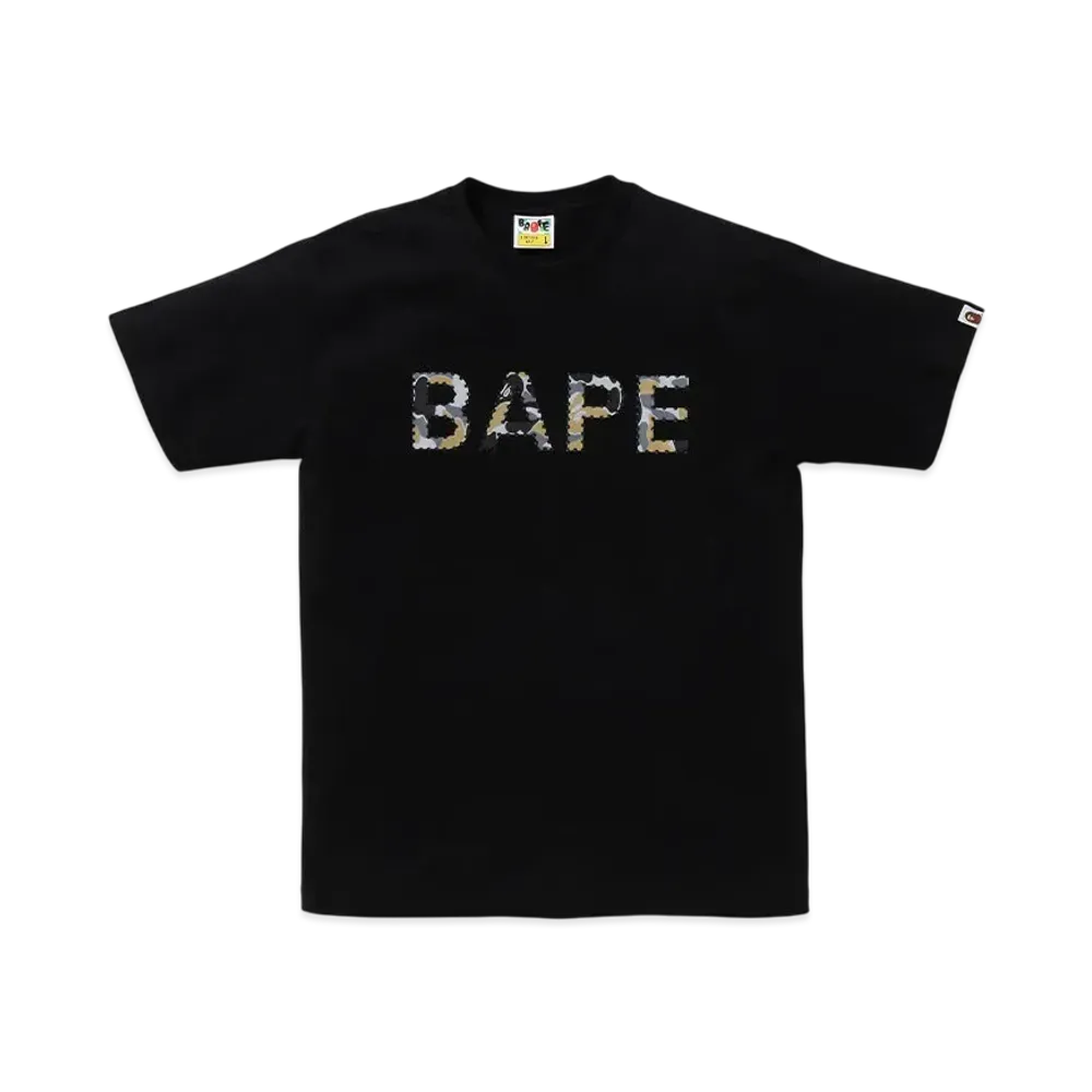 A BATHING APE Crystal Stone Bape Tee "Black"