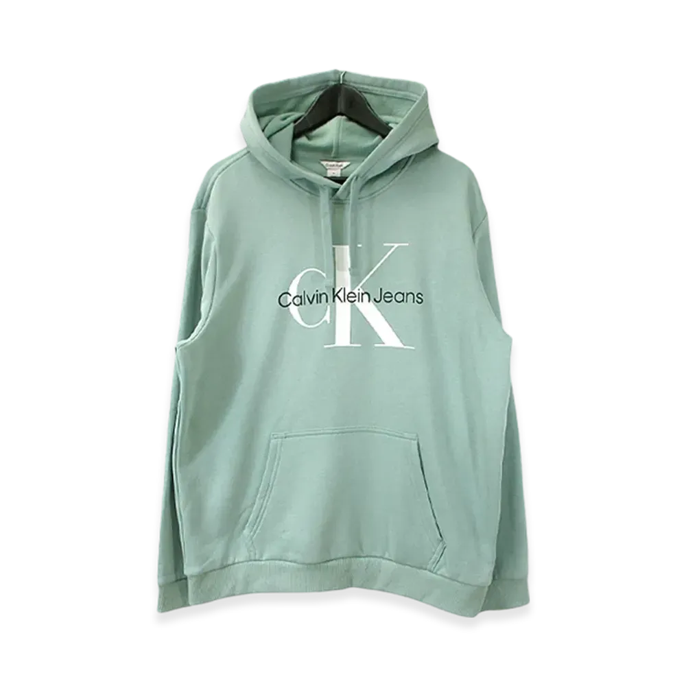Calvin Klein Monogram P/O Hoodie "Blue Surf"