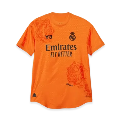Y-3 x Real Madrid 2023/24 4th Authentic Jersey (Non Marking Ver.) "Orange"