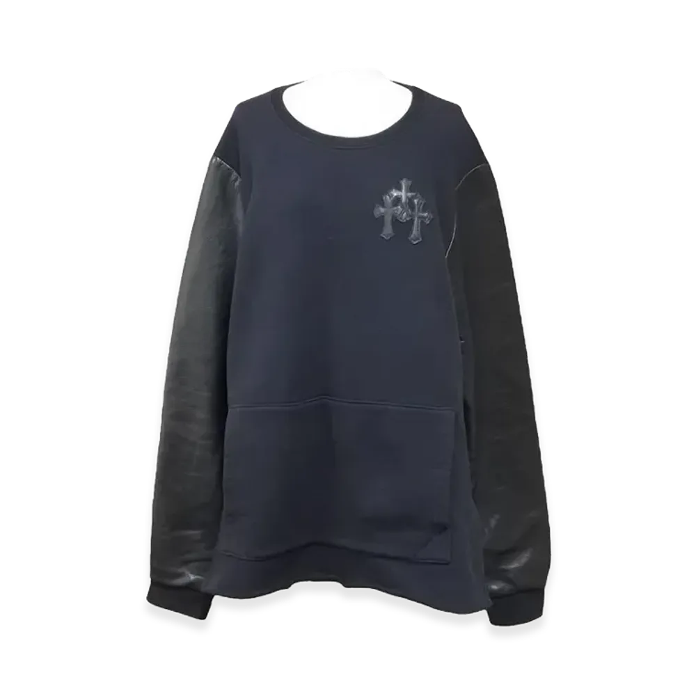 Chrome Hearts Y Not Cross Patch Sweatshirt "Black"