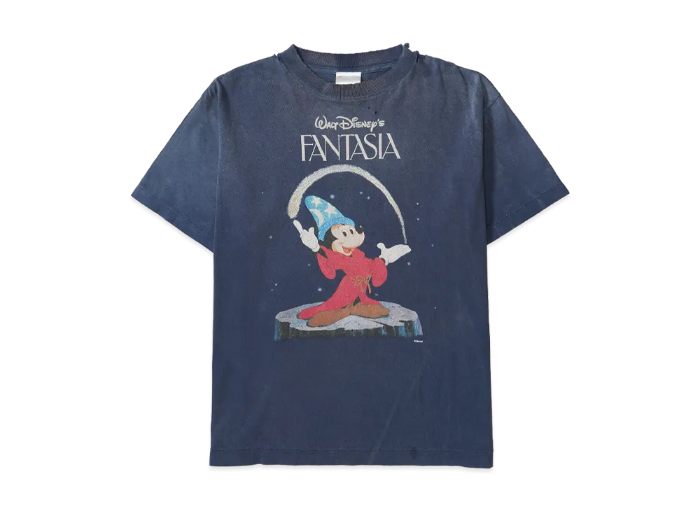 SAINT Mxxxxxx x Disney FANTASIA DNF SS Tee "Navy"
