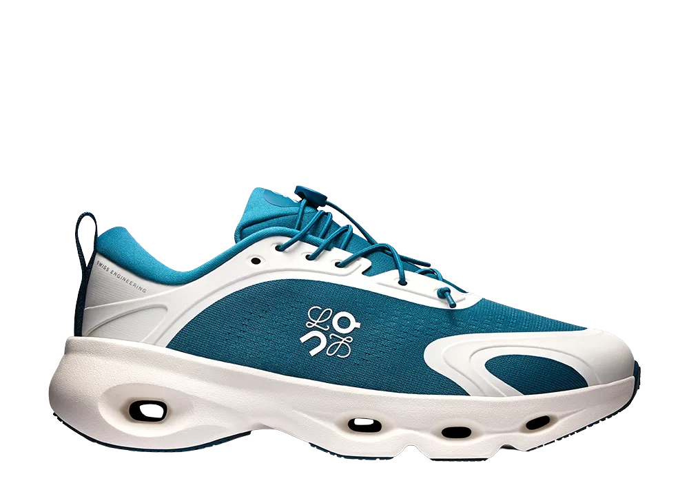 LOEWE × On Women's Cloudsolo "Teal/Eggshell"