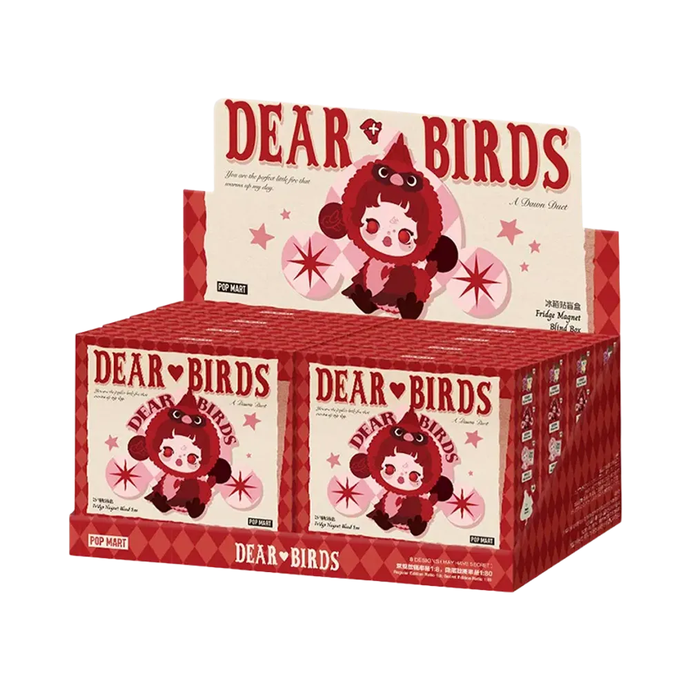 POP MART Dear Birds Series-Fridge Magnet Blind Box [Assortment Box]
