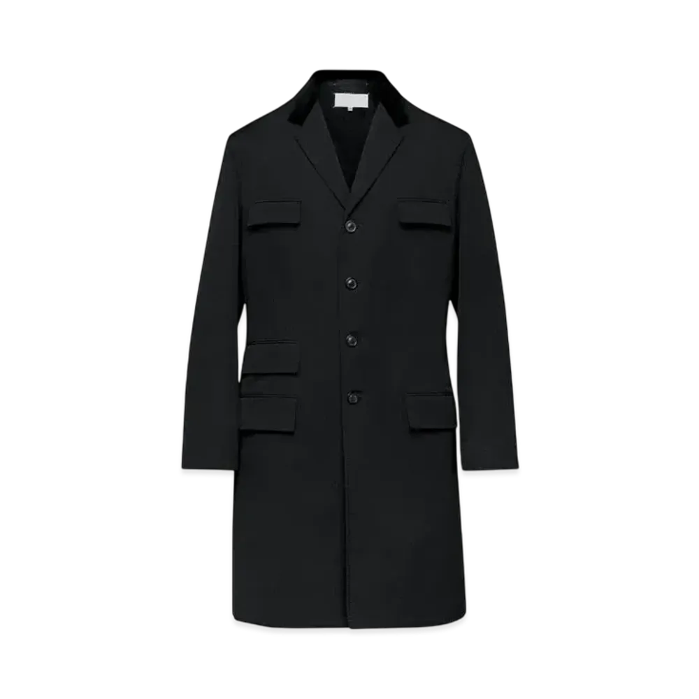Maison Margiela Men's Wool Coat "Black"