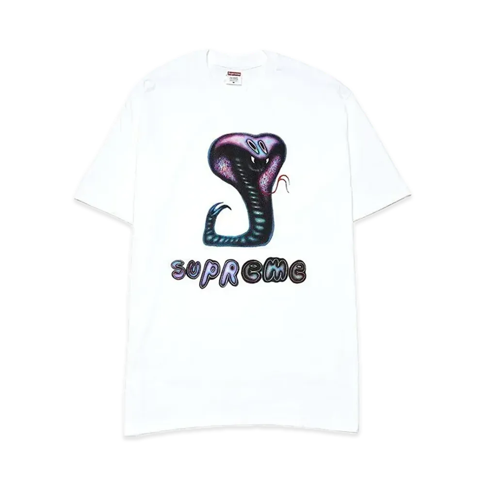 Supreme Snake Tee "White"