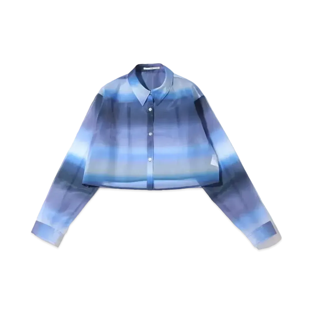 atmos pink Gradient Short Shirt "Blue"