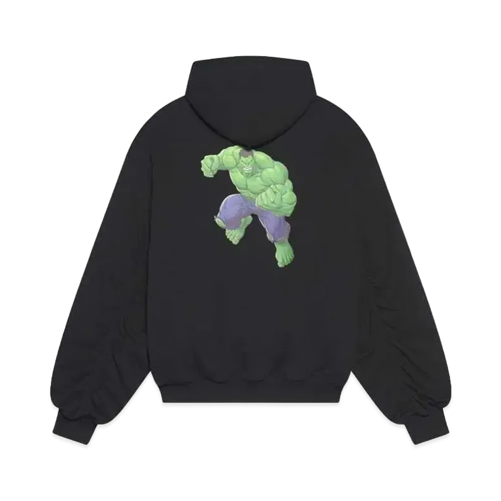 Balenciaga HULK 2021MARVEL PADDED BOMBER HOODIE "Black"