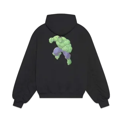 Balenciaga HULK 2021MARVEL PADDED BOMBER HOODIE "Black"