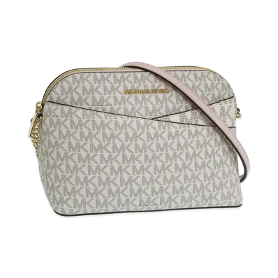 MICHAEL KORS Women's MD Dome Xcross Xbody "Beige Multi"