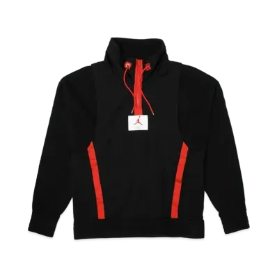 Air Jordan x Union NRG Vault AJ Flight 1/2 Zip Jacket "Black"