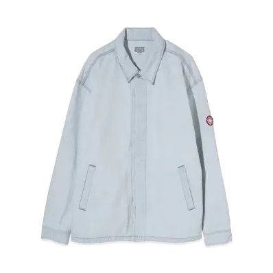 Cav Empt (C.E) BLEACHED NOISE DENIM JACKET "Indigo"