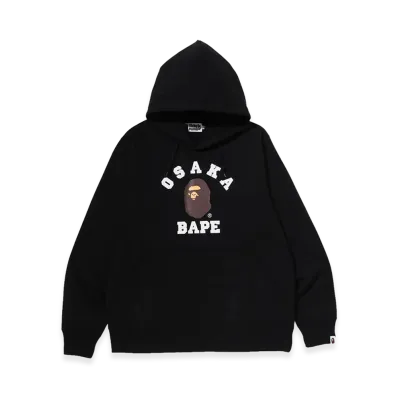 A BATHING APE Osaka Exclusive Osaka College Pullover Hoodie "Black"