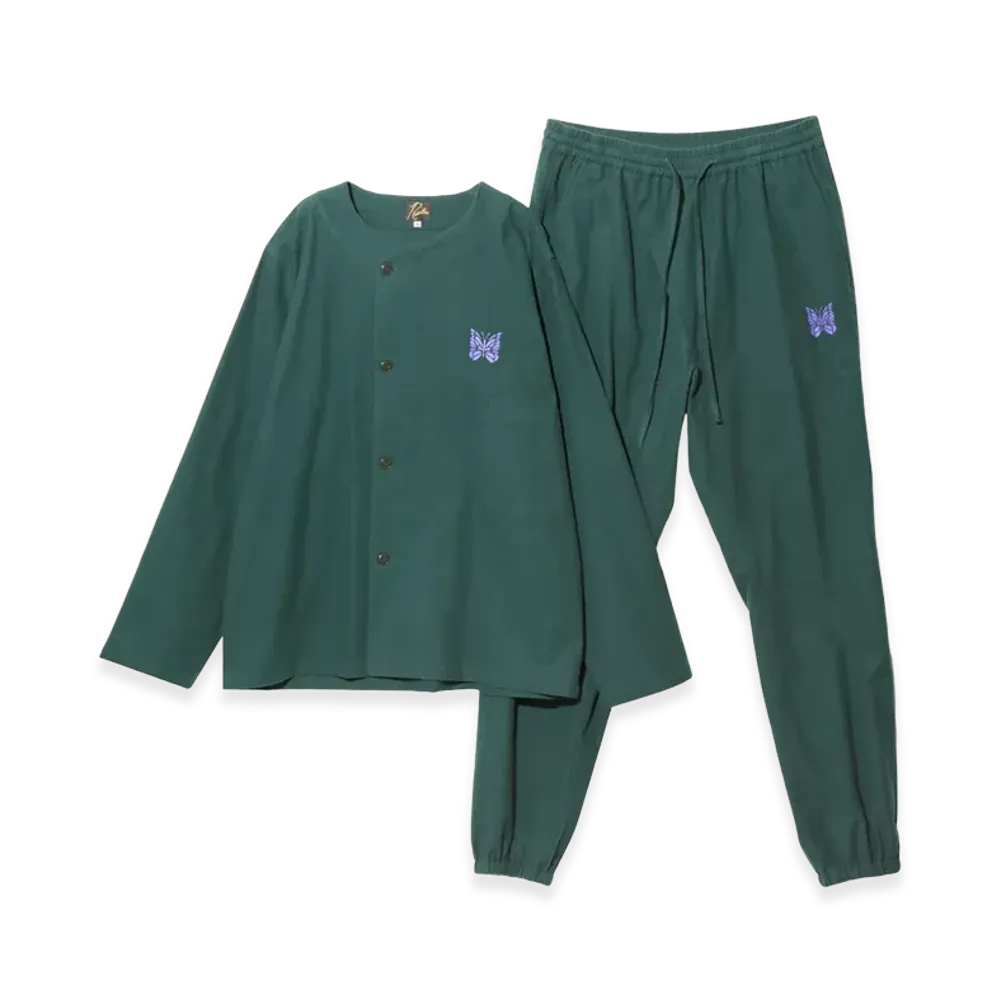 NEEDLES Pajama Set Cotton Flannel "Green"