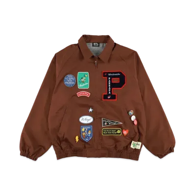 WIND AND SEA x PARAPPA THE RAPPER Work Jacket "Brown"