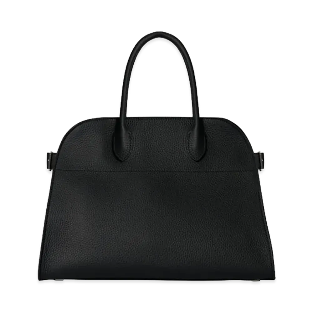 The Row Women's Soft Margaux 12 Leather Bag "Black"