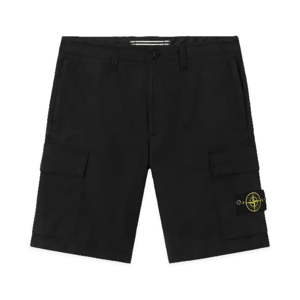Stone Island L100020 Stretch Cotton Tela 'Paracadute' "Black"