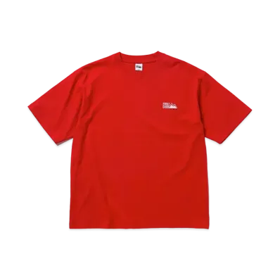 FIRST DOWN LOGO S/S TEE COTTON JERSEY "Red"