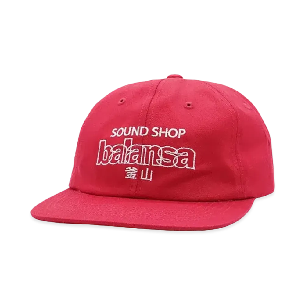 SOUND SHOP balansa ssb logo cap "RED"