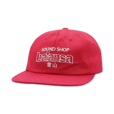 SOUND SHOP balansa ssb logo cap "RED"