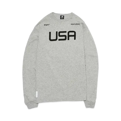WTAPS x New Balance Academy LS T-Shirt "Grey"