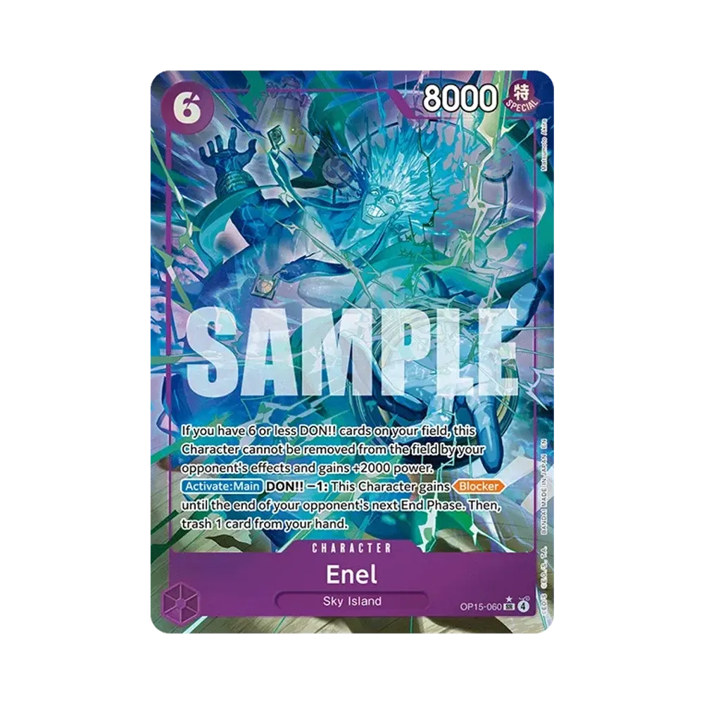 エネル SR :上位記念品 [OP15-060](プロモーションカード「フラッグ