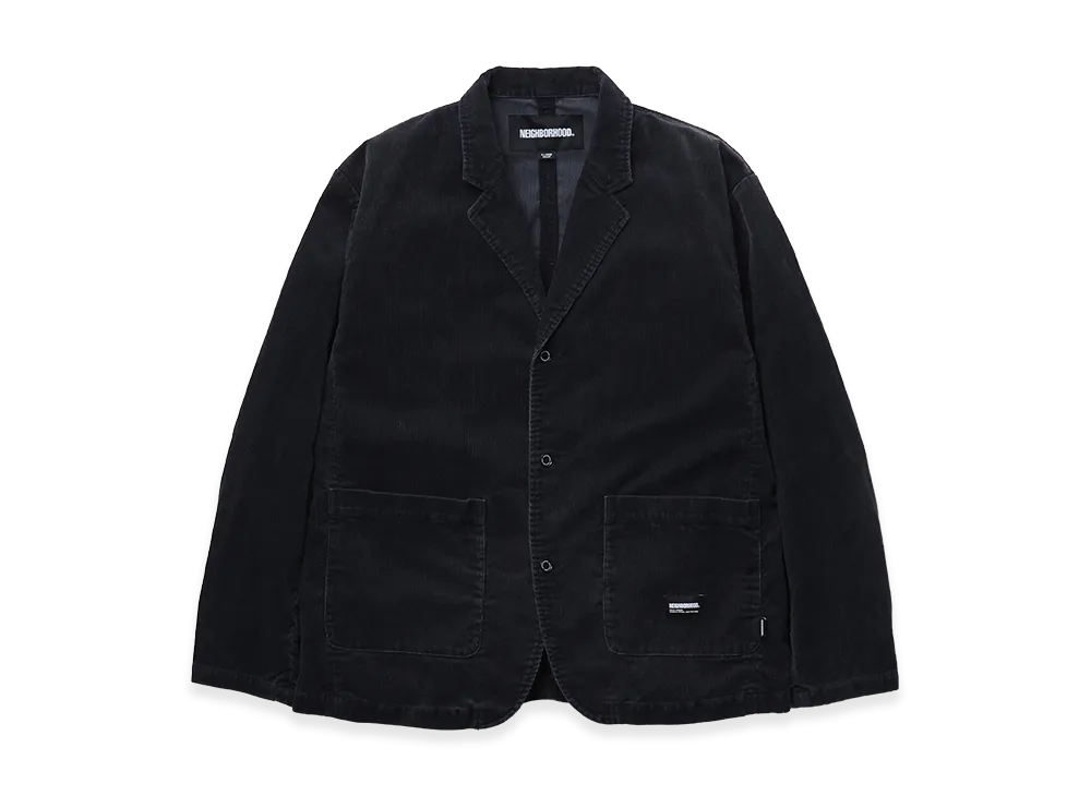 NEIGHBORHOOD Washed Corduroy 3B Jacket "Black"