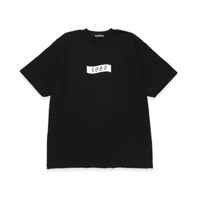 GOD SELECTION XXX x YU (I Don’t Like Mondays.) x GAN Lyrics Box Logo Tee GX-S26-YGST-01 "Black"