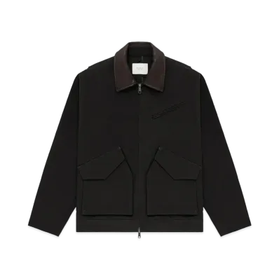 Aime Leon Dore Canvas Flight Jacket "Black"