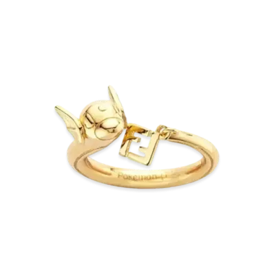 Pokemon x Fragment x FENDI Dratini Metal Ring "Gold"