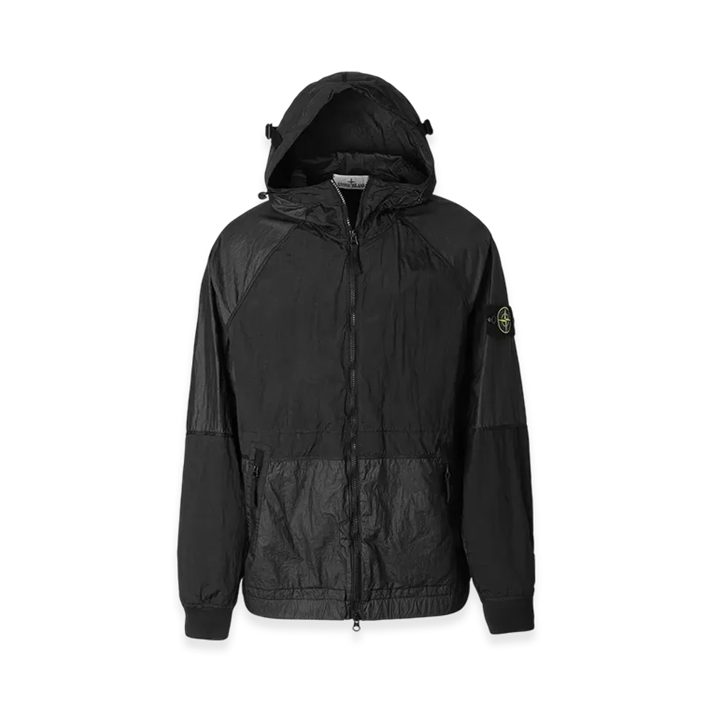 Stone Island Hooded Blouson 42020 Nylon Metal Watro-TC in Econyl Regenerated Nylon "Black"