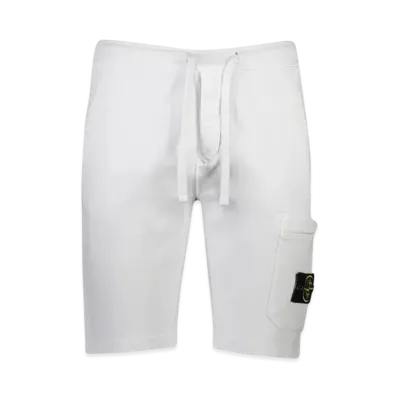 Stone Island 64651 Fleece Bermuda Shorts - 22SS "Ice"