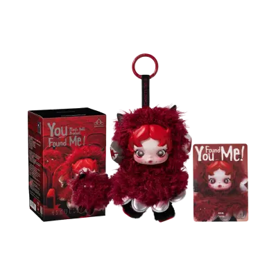 POP MART SKULLPANDA You Found Me! Series Plush Doll Pendant Chomp