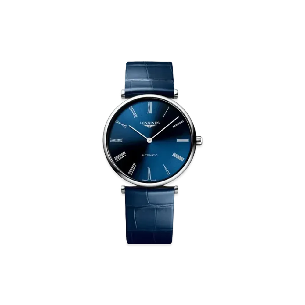 Longines La Grande Classique de Longines 38.00mm "Blue Sun Ray/Stainless Steel/Blue" L4.918.4.94.2