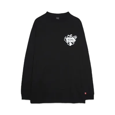MANASTASH RE:CTN L/S TEE BANDANA "BLACK"