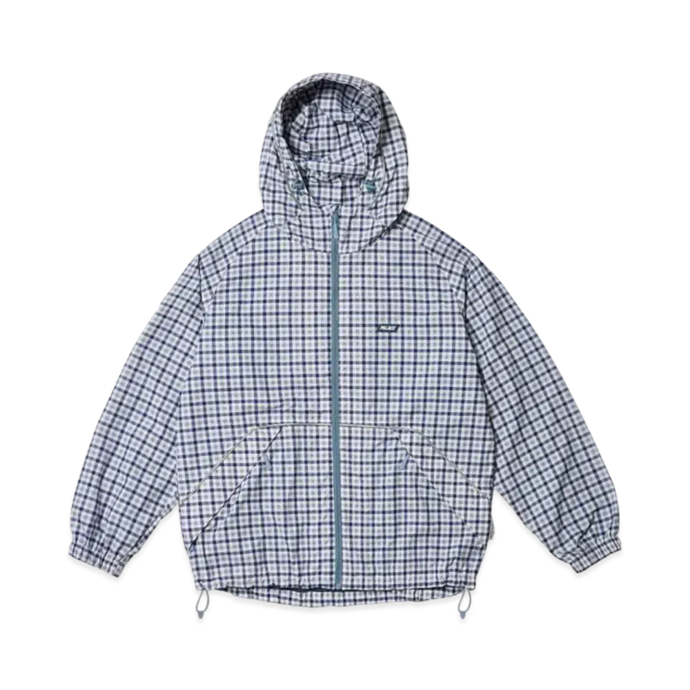 PALACE Lighter Shell Jacket "Blue Ginghan Check"