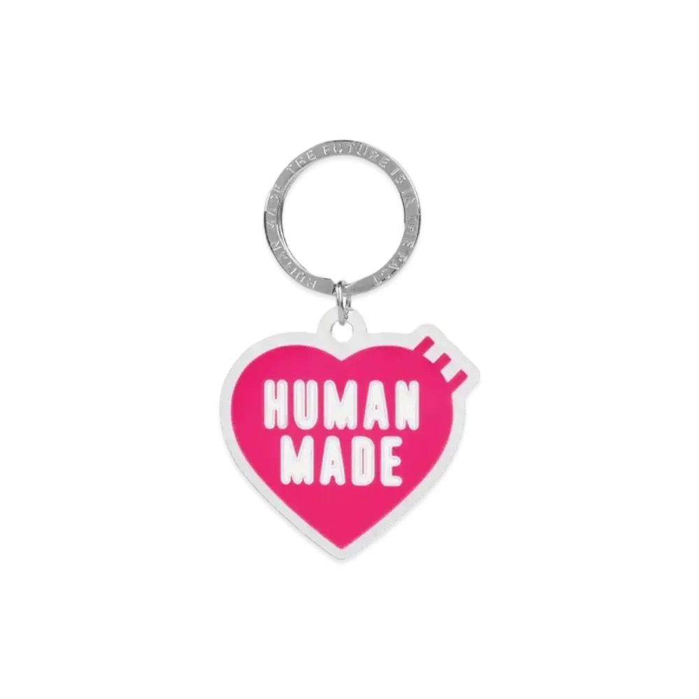 HUMAN MADE Heart Keyring "Pink"