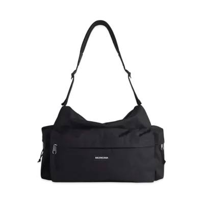BALENCIAGA Explorer Medium Multipocket Weekender "Black"