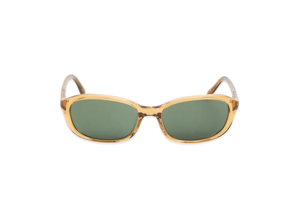 Stussy Eli Sunglasses "Honey/Dark Green Lens"