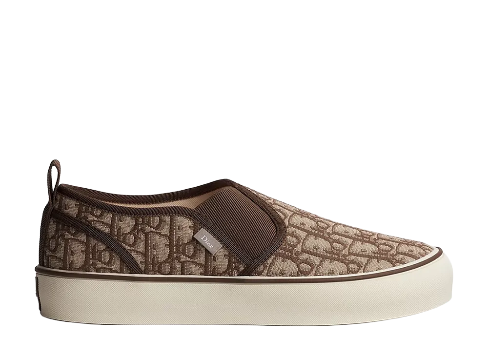 Dior Saltwind Slip-On Sneaker Dior Oblique Jacquard "Brown"