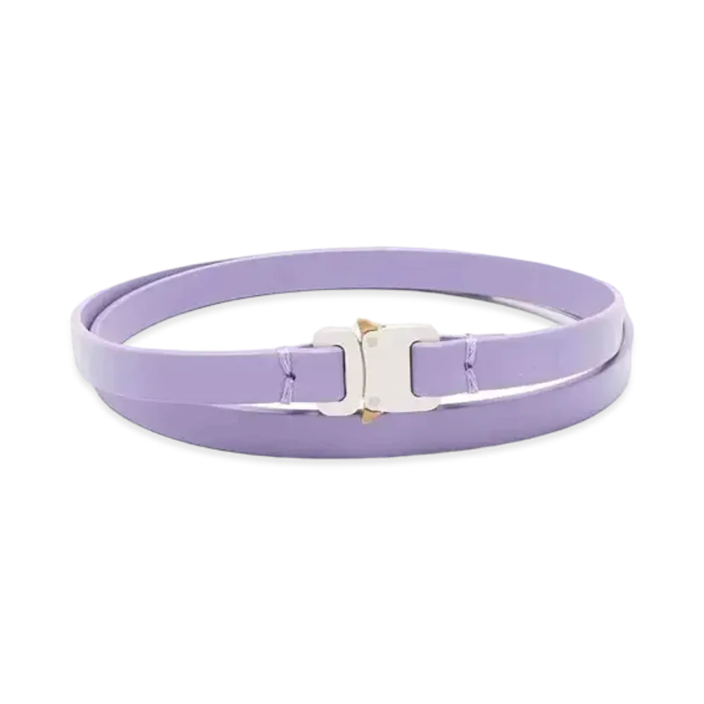 1017 ALYX 9SM Safety Buckle Wraparound Necklace "Purple"