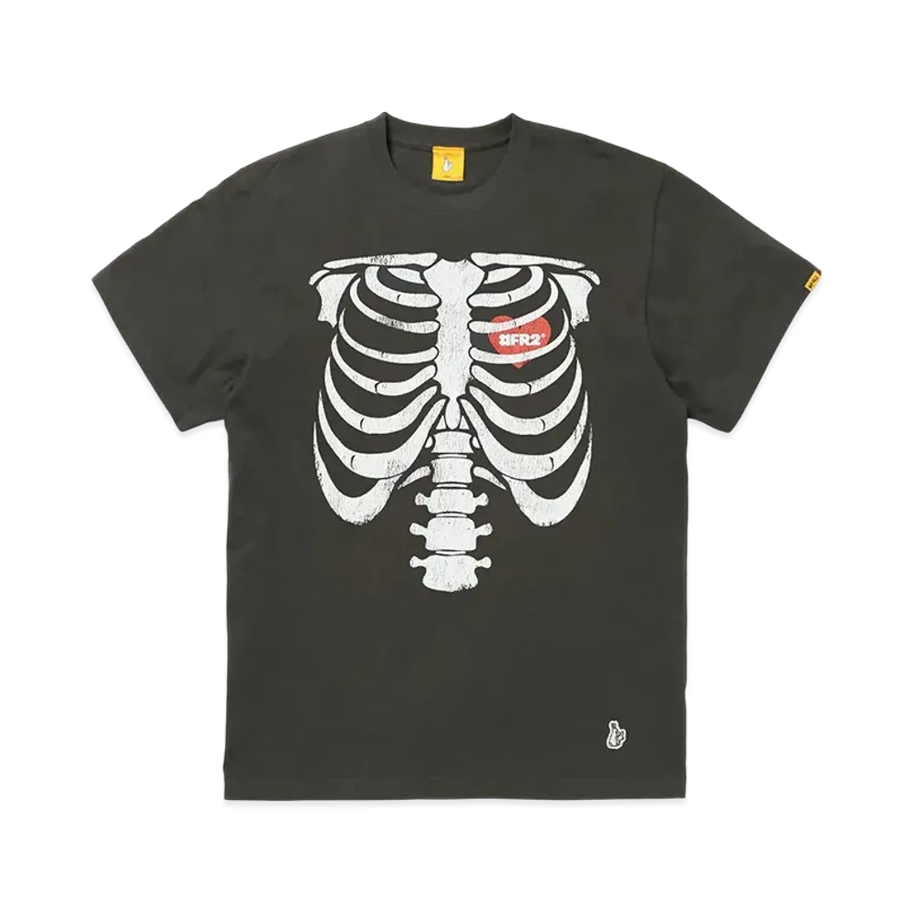 FR2 Bone Garment Dye T-Shirt "Black"