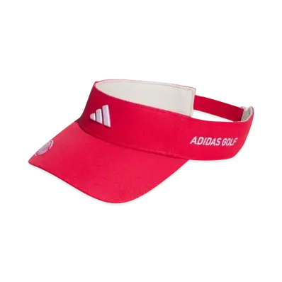 adidas Side Logo Visor "Pure Ruby"