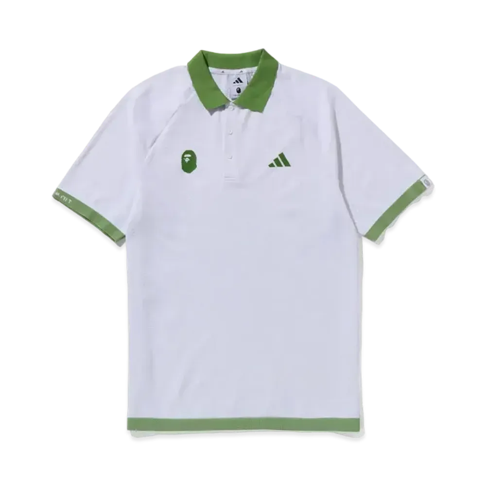 A BATHING APE x ADIDAS Golf Polo "Green"