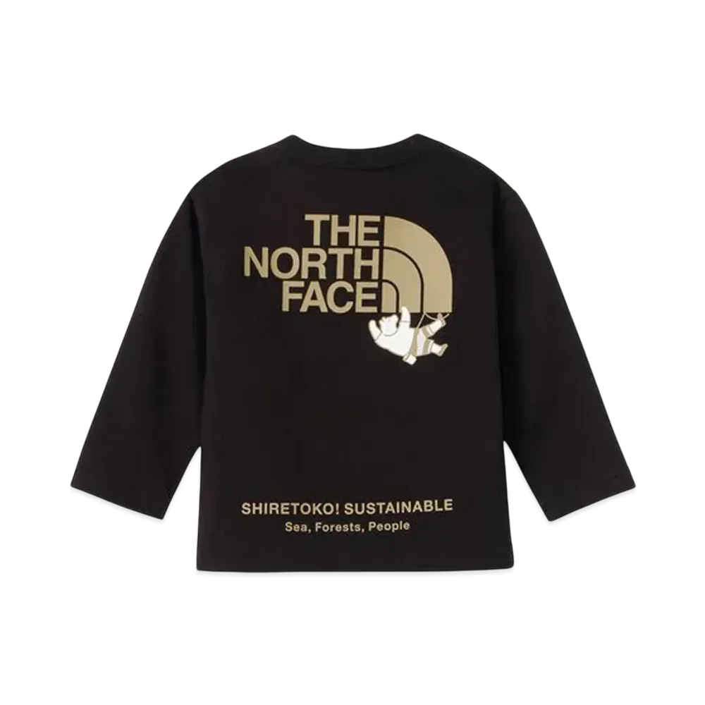 The North Face Baby Long Sleeve Shiretokotoko Tee "Black"