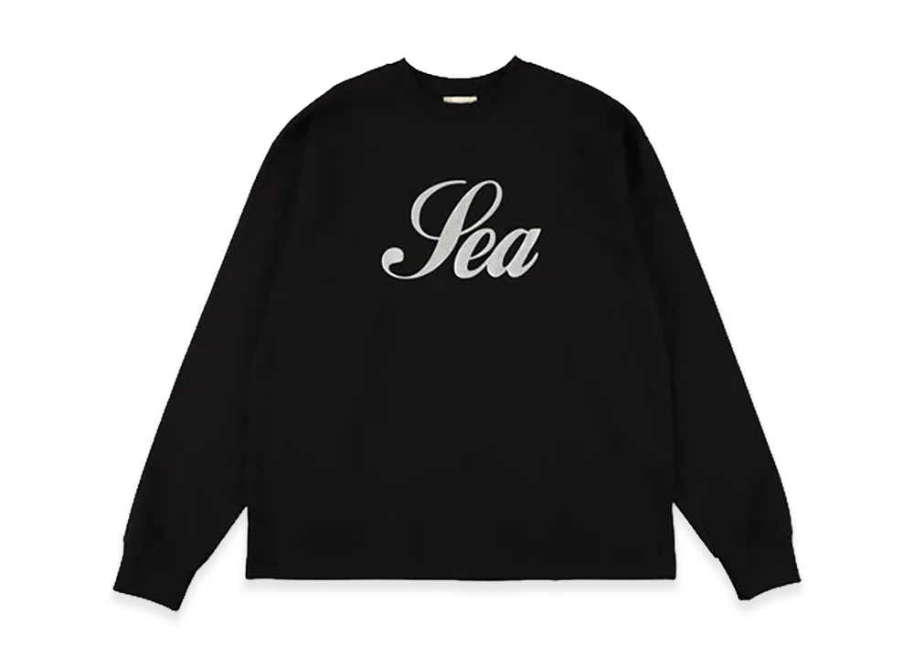 WIND AND SEA Script Sea L/S Tee "Black"
