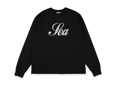 WIND AND SEA Script Sea L/S Tee "Black"