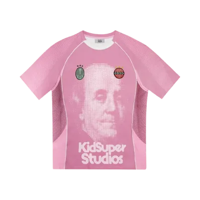 TRAPSTAR x Kidsuper Football Jersey "Pink"