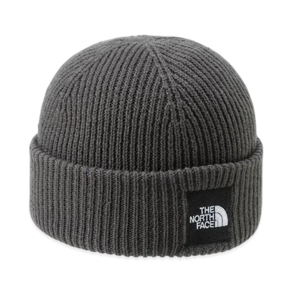 The North Face Short Rib Beanie "Graphite Gray"