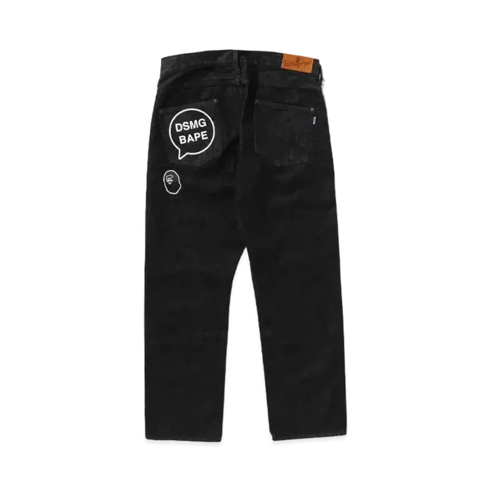 A BATHING APE x Dover Street Market Denim Pants "Black"