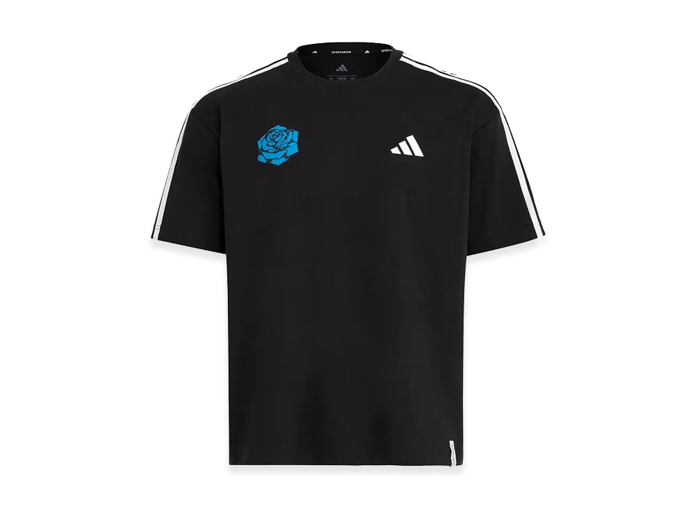 adidas x Ado Three Stripes Short Sleeve T-Shirt "Black"